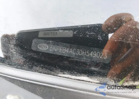 2013 Hyundai Sonata Gls z USA, uszkodzony, nr VIN 5NPEB4AC3DH549023